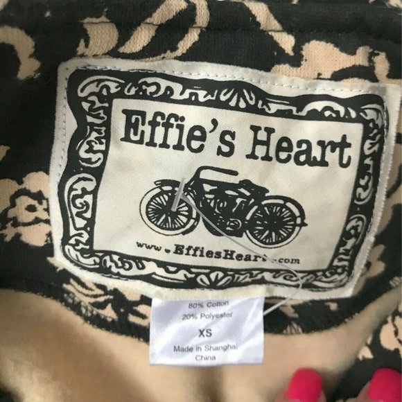 Effie’s Heart Front Zip Fleece Lined Floral Dress - Picture 5 of 5